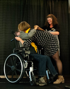 AO hugging Gary H