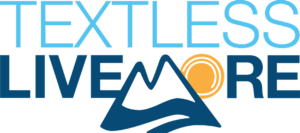 Text Less Live More Logo