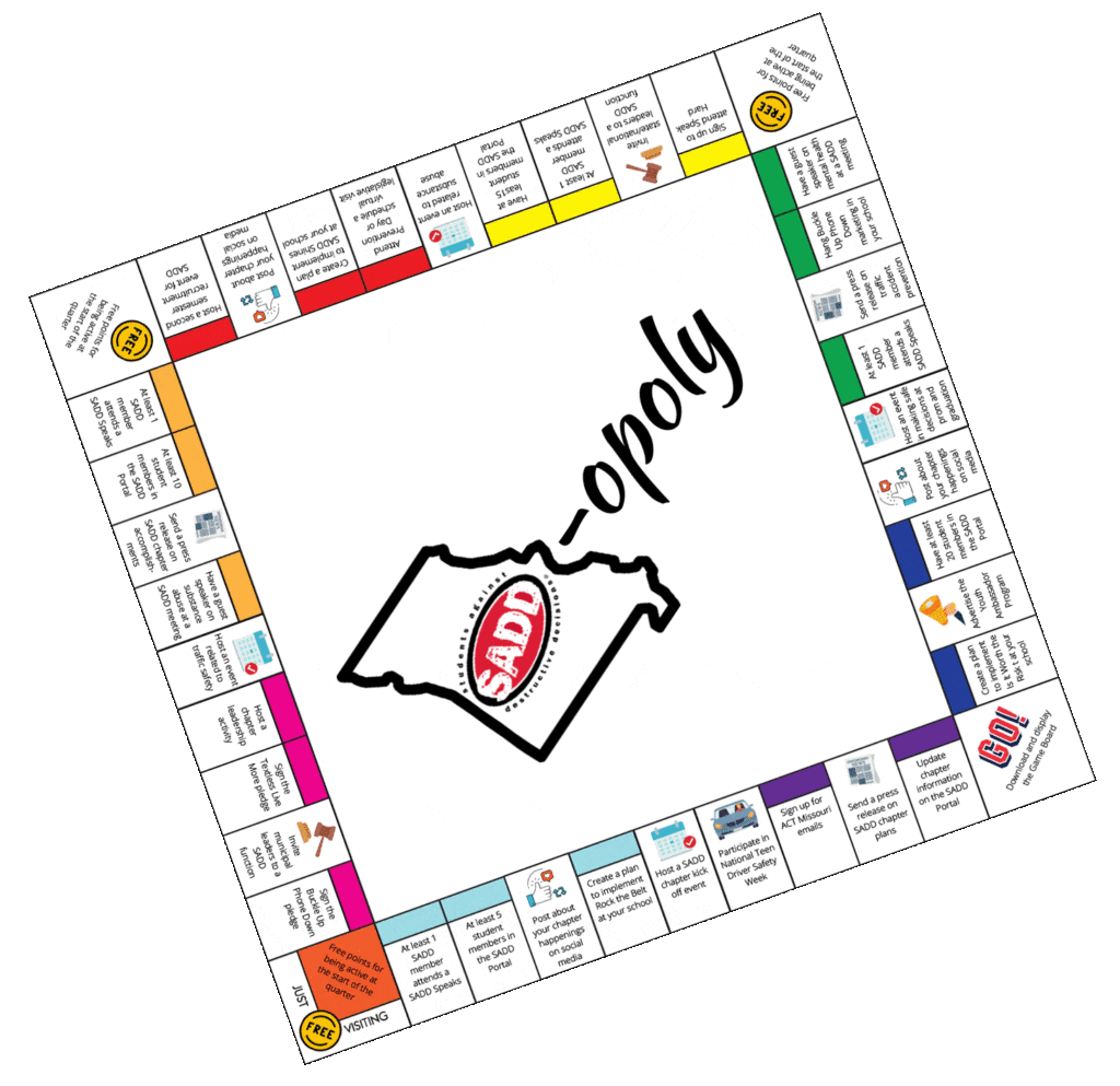 SADDOPOLY Board Graphic
